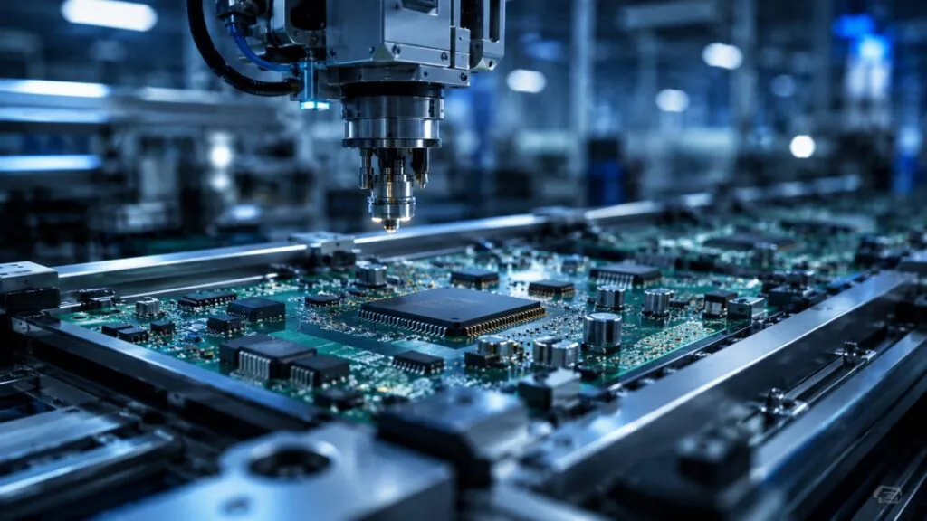 Segmento de eletrônicos e tecnologia
